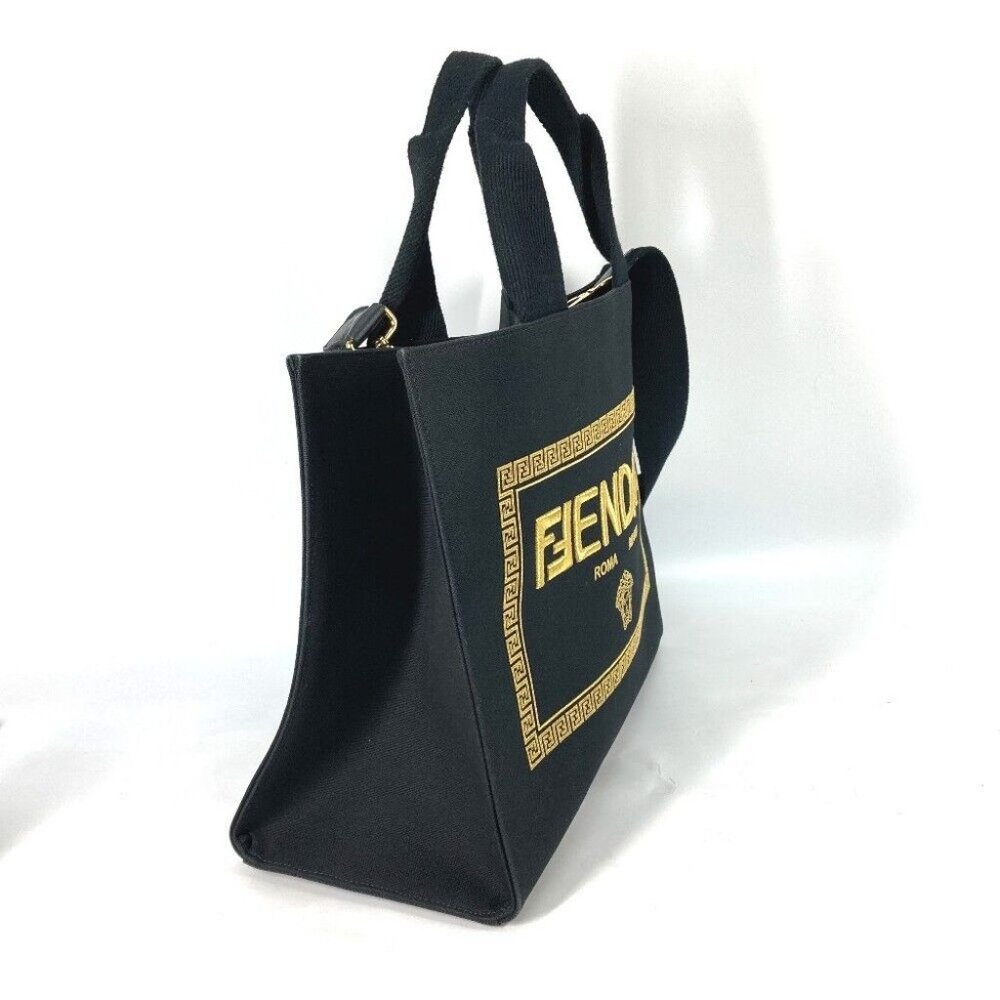 FENDI VERSACE collaboration FENDACE 2WAY Tote Bag Crossbody Shoulder Bag - Picture 3 of 12